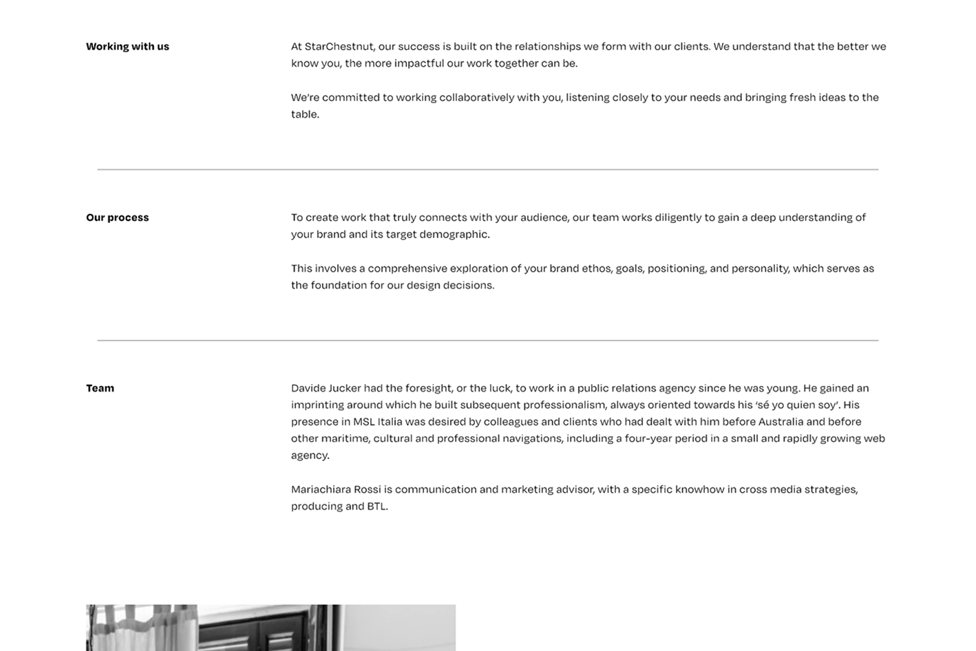 Starchestnut — Who We Are